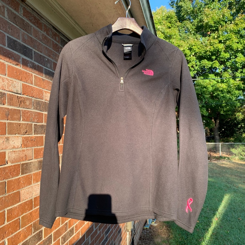 Northface Breast Cancer Fleece Pullover Size Med